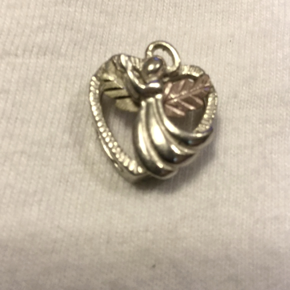 Vintage CCO Sterling Silver 12Kt gold pendant